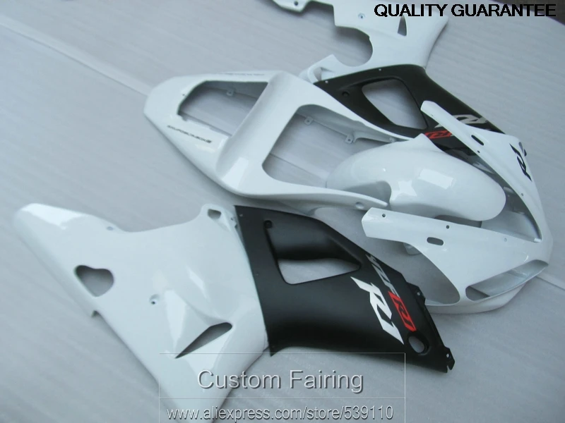 

All New Top Selling Fairing Kit For Yamaha YZFR1 00 01 White Black Fairings Set YZF R1 2000 2001 LK34