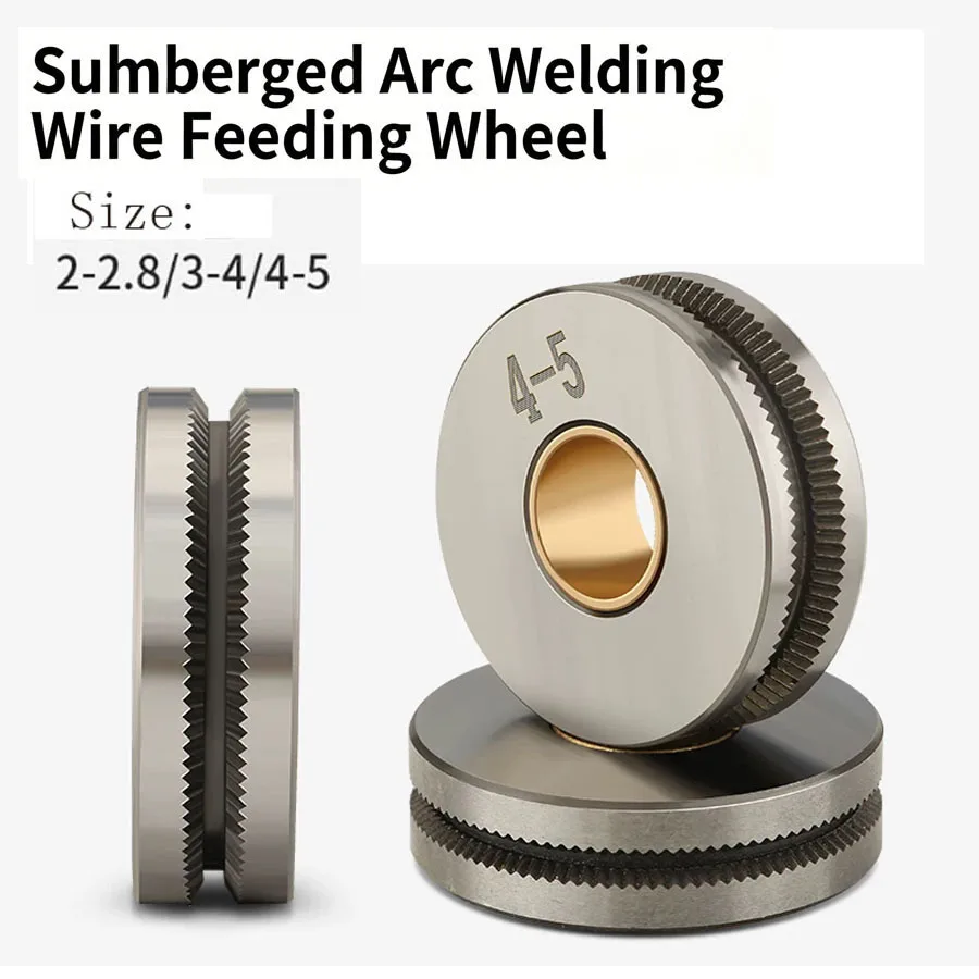 

Submerged Arc Welding Toothed Wire Feed Roller 40x14x12 2.0-2.8/3.0-4.0/4.0-5.0mm for Aotai & Shidai Welders