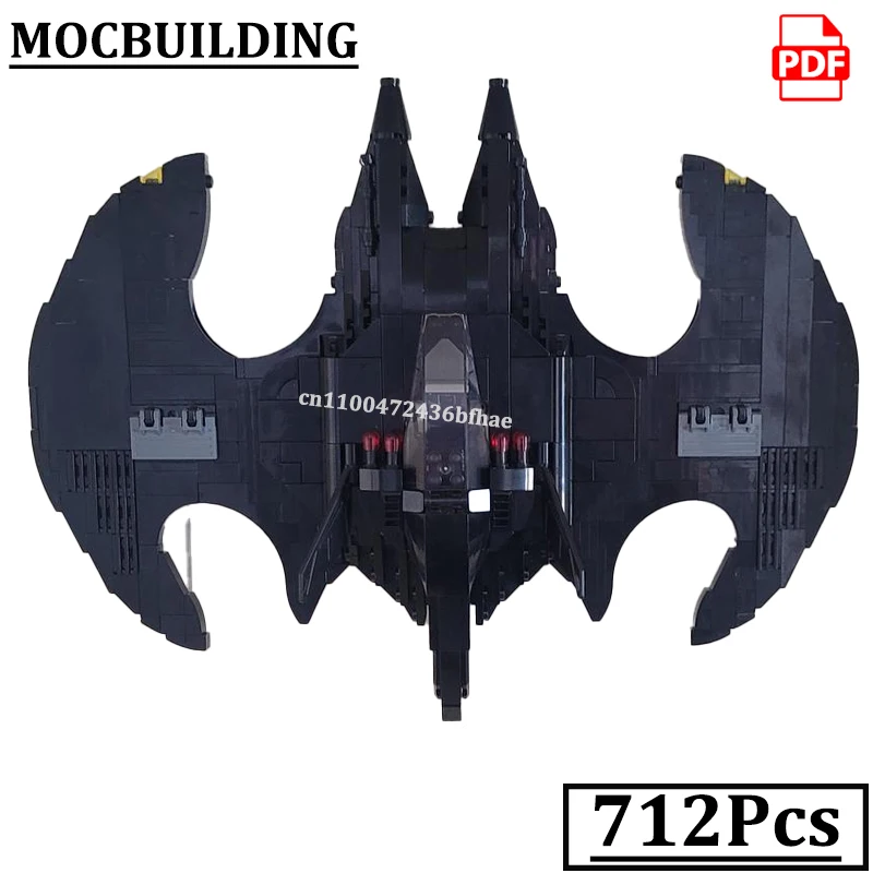 

Black Car Blocks Sci-fi Vehicle MOC-76265 Bricks Model MOCBUILDING Construction Boys Toys Gift