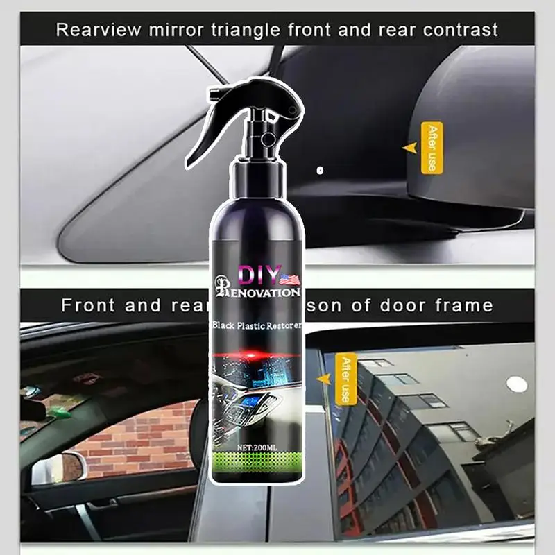 

Car Mat Restorer Spray 200ml Vehicle Renew Cleaner Spray Safe Multifunctional Effective Auto Interior Cleaner For Removing Food