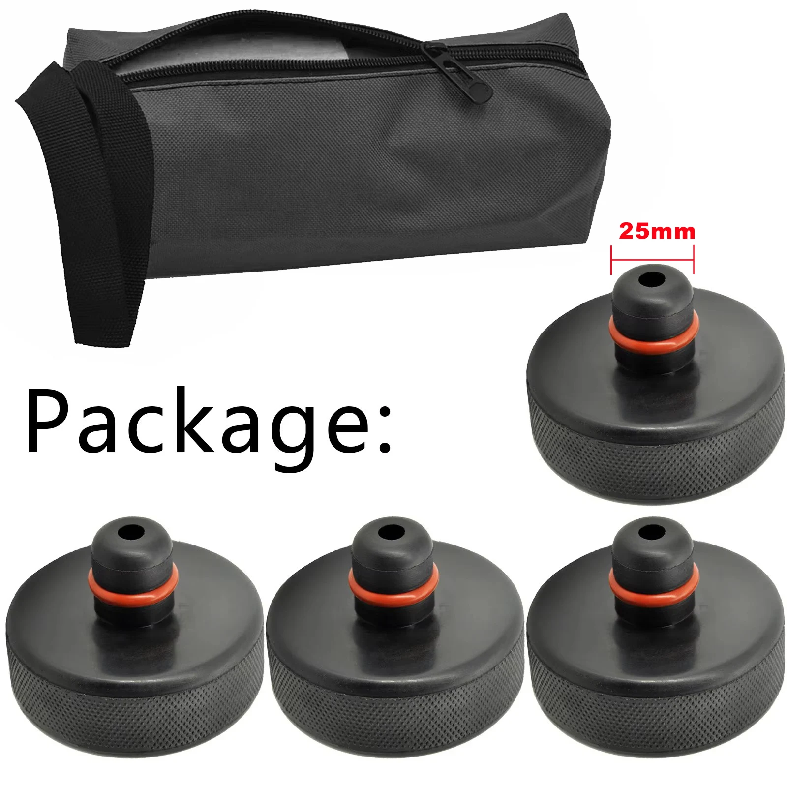 20mm Rubber Jack Pads for Tesla Model Y (only fit for 20mm jack points)