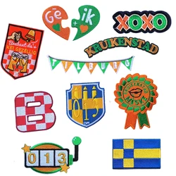 013 Emblem Carnival for Clothing Iron on Embroidered Sew Applique Tilburg Patch Kruikenstad Badge
