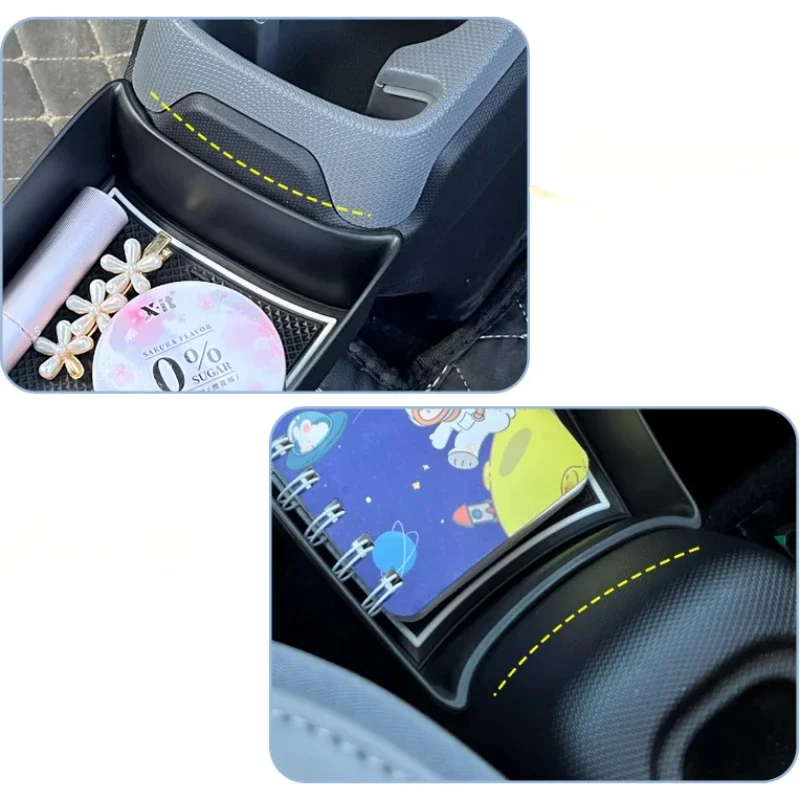 Für LEAPMOTOR T03 2024, Aufbewahrungsbox, zentrale Steuerung, Aufbewahrungsbox, zentrale Kanaldekoration, Innenmodifikationszubehör – Detail 5