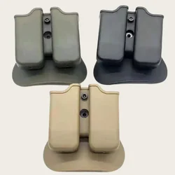 헌팅 유니버설 듀얼 매거진 9mm .40 매그 홀스터 (G17 베레타 M9 M92 USP 패들 매거진 파우치 케이스용)