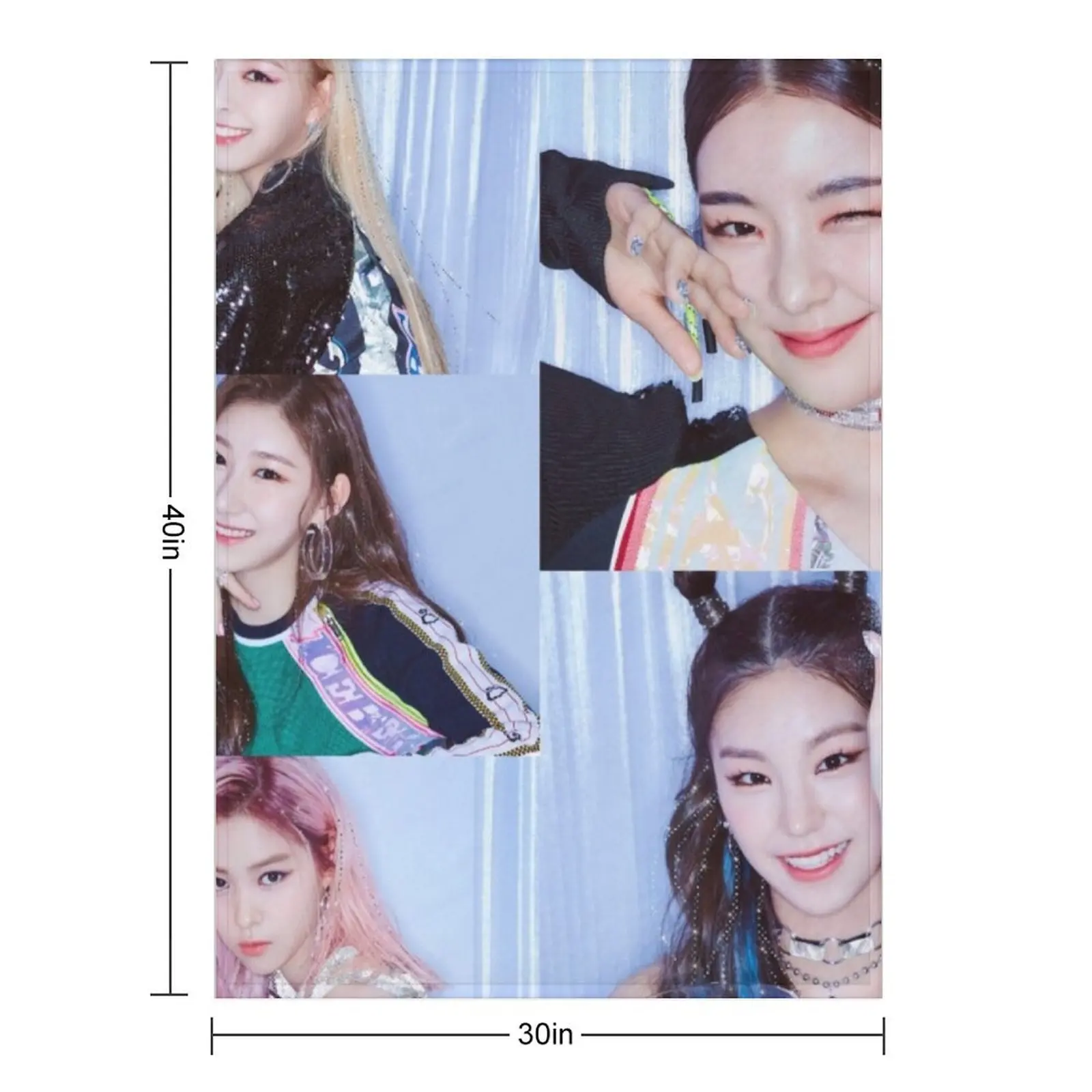 Itzy Throw Blanket Flannels Furrys Multi-Purpose Sofa Blankets