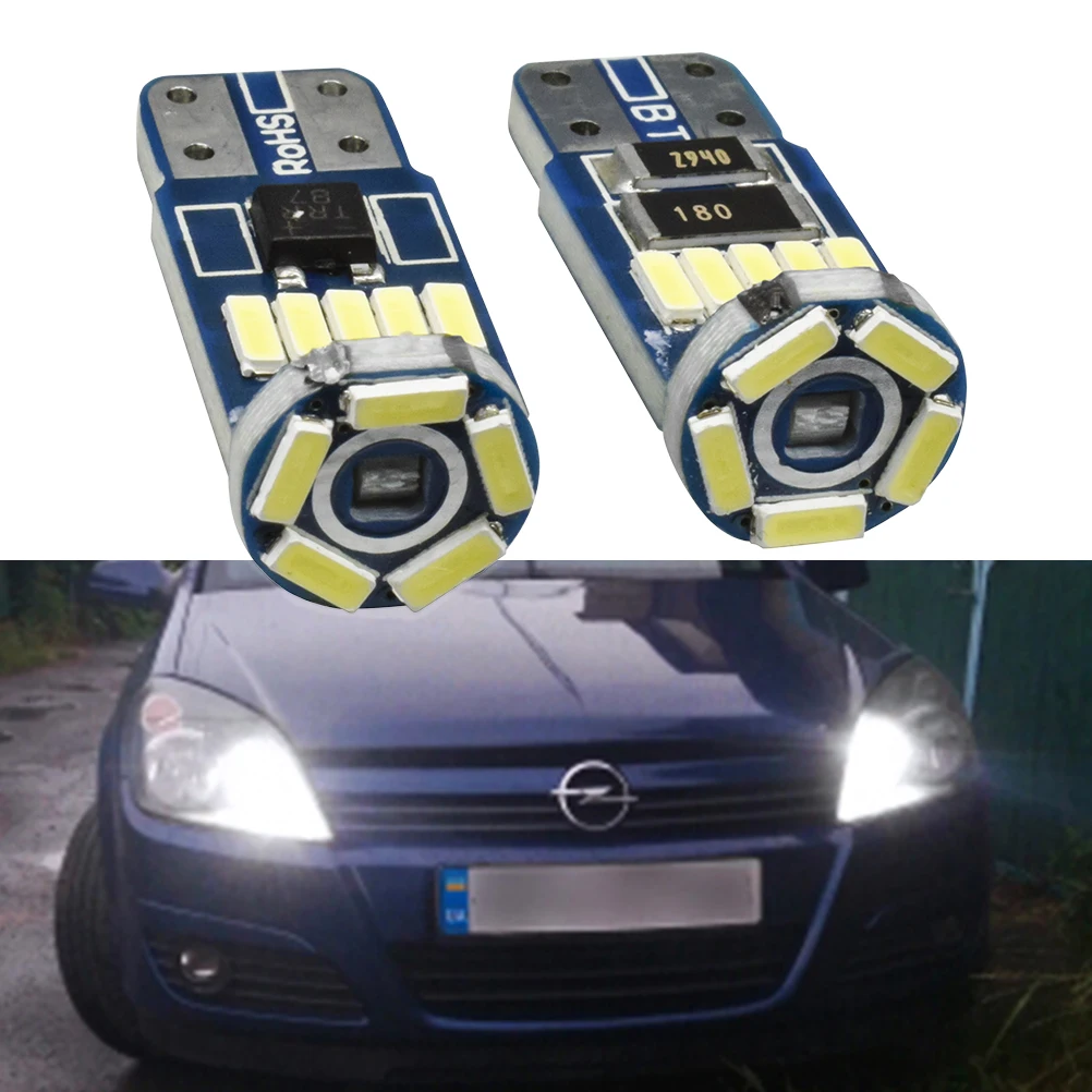 Auto Accessories T10 W5W LED Car Side Clearance Lights Reading Lamp 4014 SMD Interior Vehicle Dome Door Bulb Trunk light 6000K