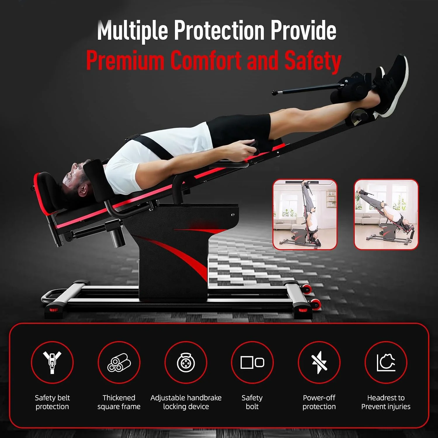 Body Plus Automatic The Best Fitness Club Exercise Emer Inverse Table Machine Electric Single Home Delivery Inversion Table