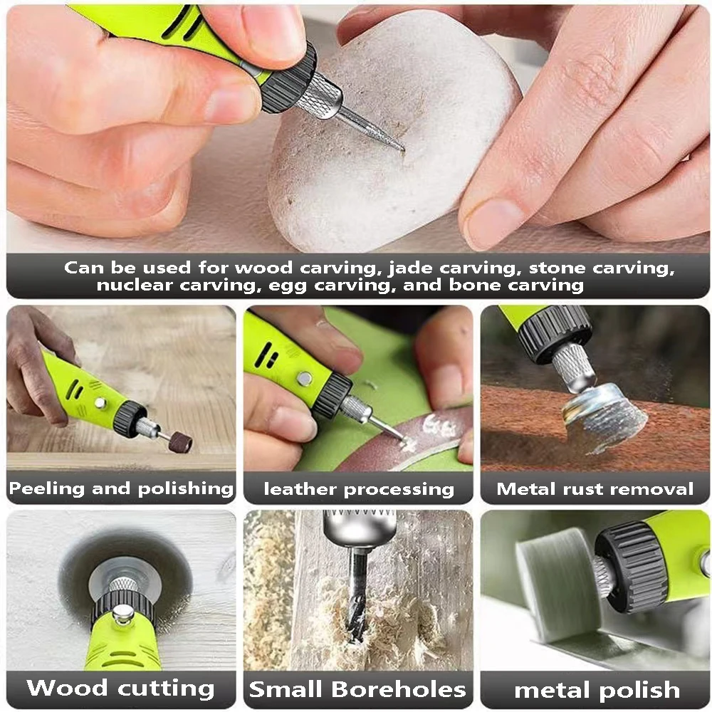 Electric Drill Grinder Engraver Pen USB Cordless Mini Drill DIY Engraving Polishing For Jewelry Metal Wood Dremel Rotary Tools