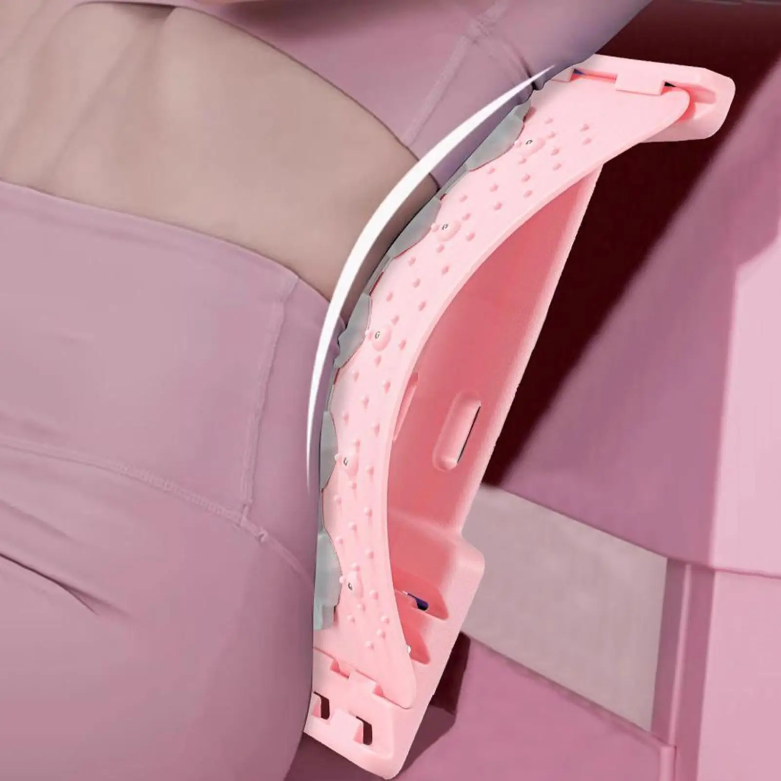 

Домашнее устройство для растяжки спины и поясницы, йога, фитнес, массажер для растяжки талии, упражнения для спины, устройство для открытия спины