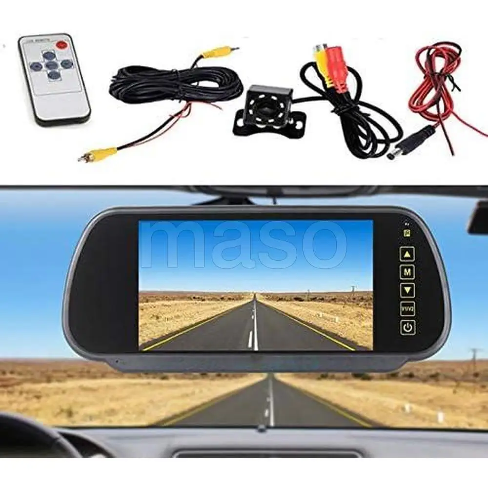 

Car Reversing Camera Kit 7'' Digital TFT LCD Monitor Car Reversing Camera Kit Fit For Most 12V Vehicles