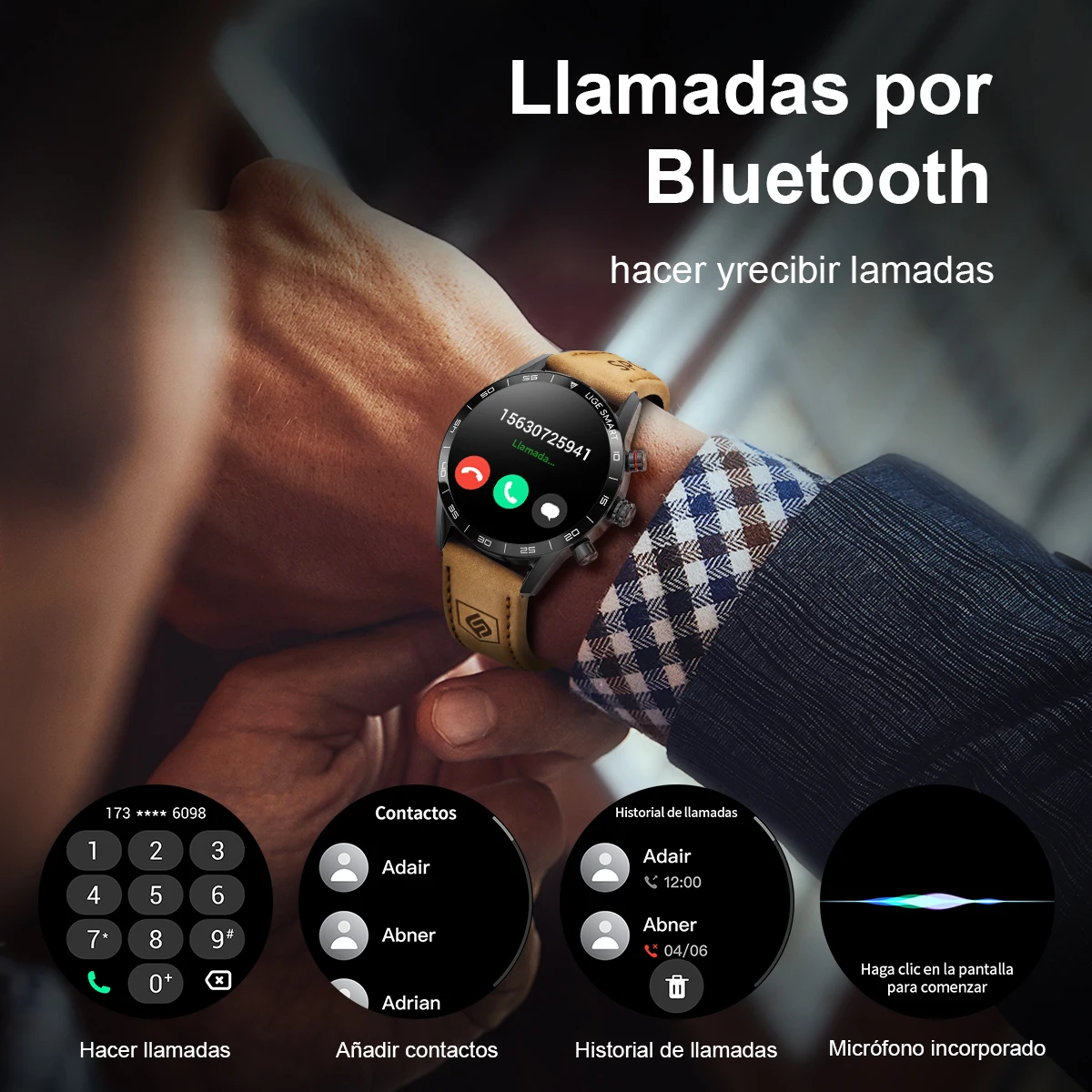 LIGE 2024 新しい頑丈な軍事 GPS スマートウォッチメンズ AMOLED HD スクリーン心拍数 Bluetooth 通話防水屋外スマートウォッチ