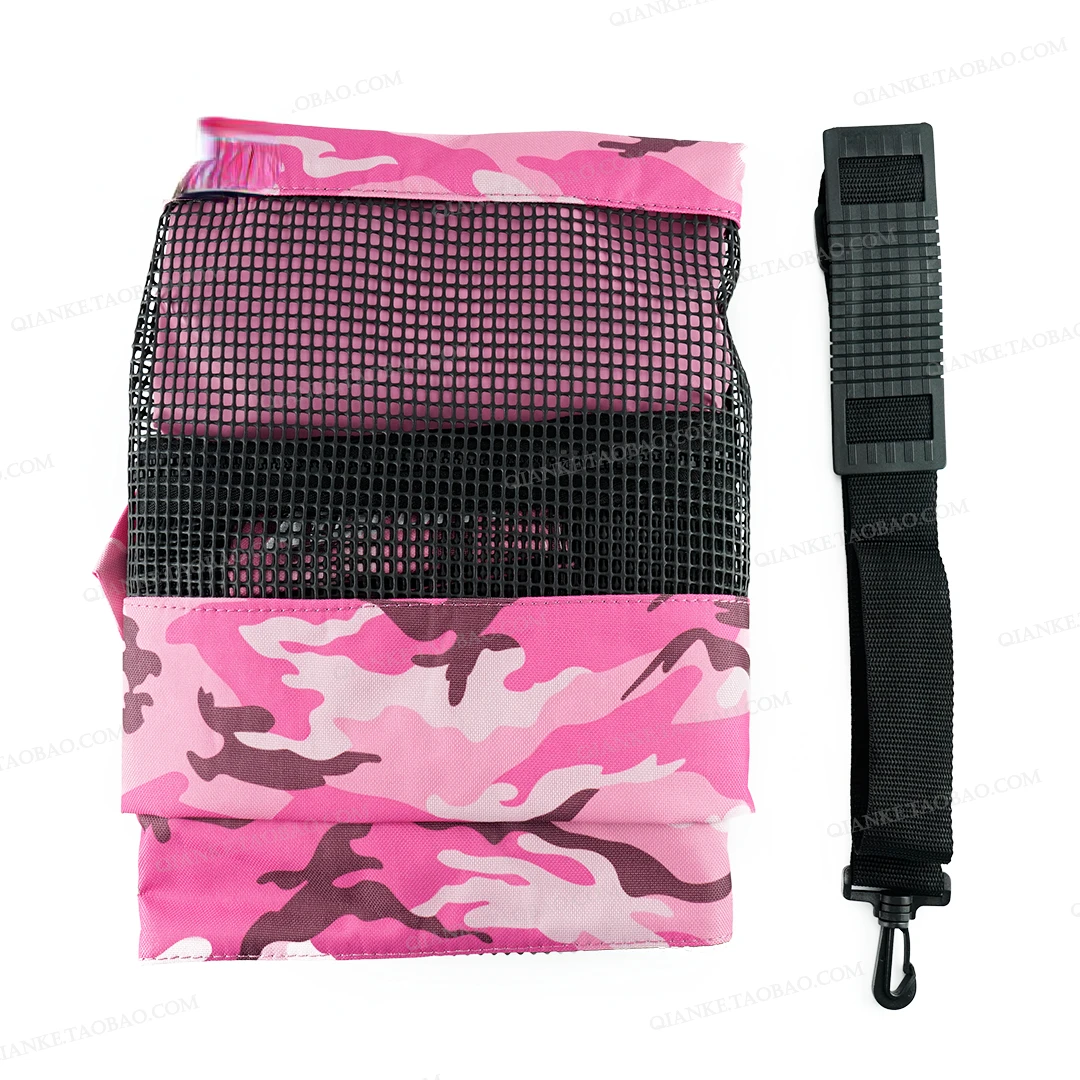 Diving equipment net bag thickened net bag strap equipment bag portable shoulder mirror fly flippers bag.