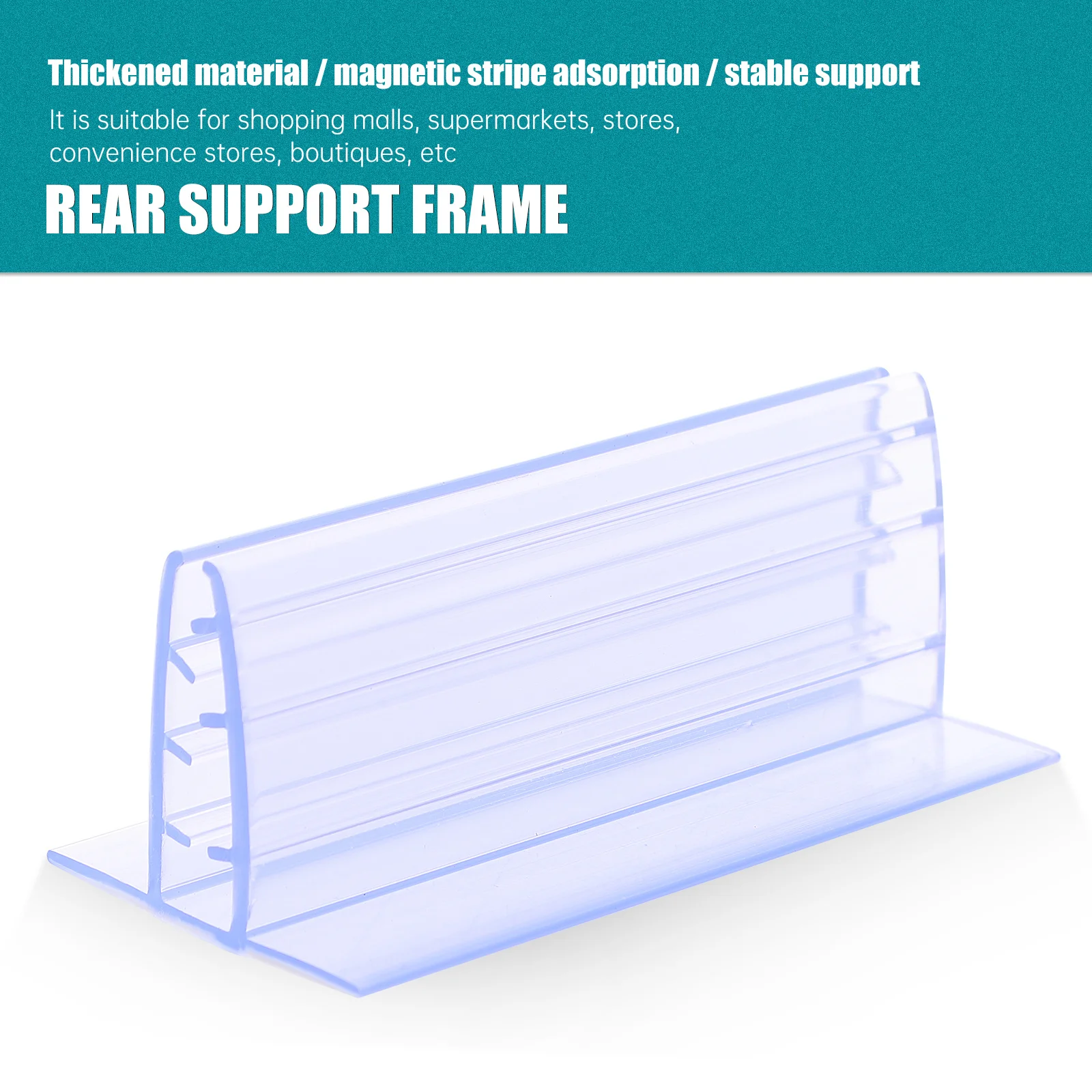 6 قطعة لوحات التصنيف مع فتحات الأسنان حامل علامة مقاومة للخدش لعلامات الأسعار تسميات أرقام الجدول سوبر ماركت