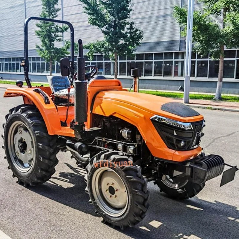 durable：Hot sale factory price four wheel farm tractor machinery 25-200HP china 4x4 wheel agricultural tractor