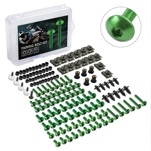 Imagen 2 del producto Tornillos de carenado completos para motocicleta, 190 Uds., para Xadv Yamaha R15 V2 Bmw S1000xr Bmw R1150r Honda Cb500x Er6n