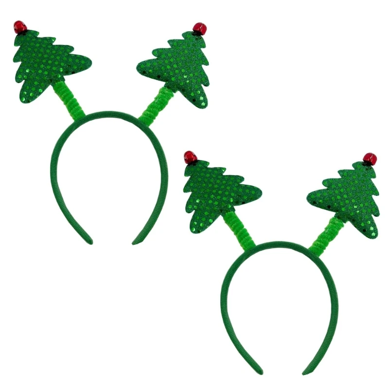 

Celebration Christmas Tree Hair Hoop Adult Headband Party Shining Headwear