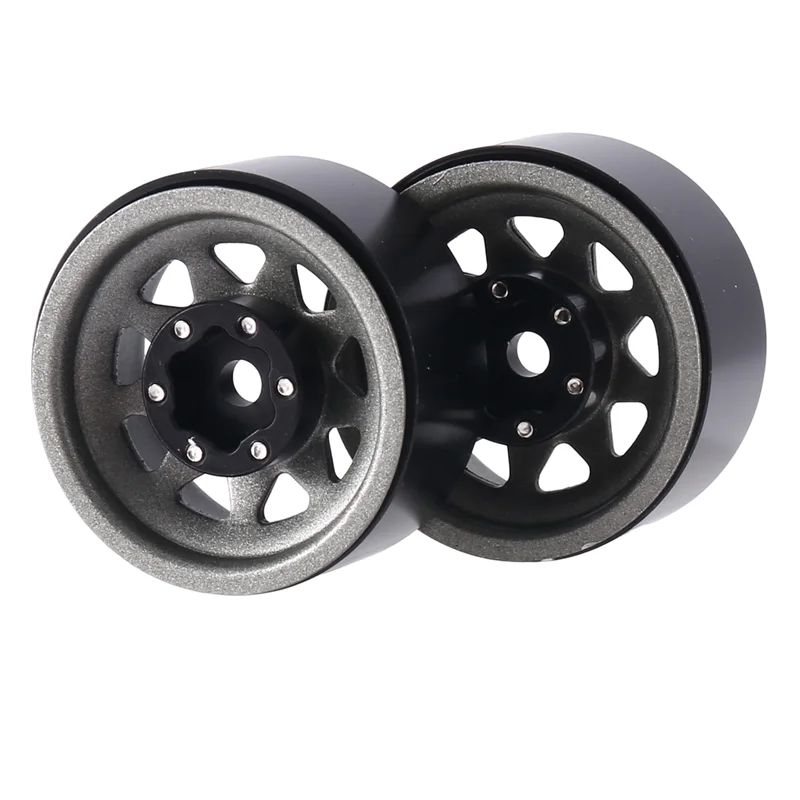 Jante de roue AINY-1 IN Beadlock, plat profond, décalage négatif, moyeu de 3.78Mm pour voiture sur chenilles axiale 1/18 1/24 RC SCX24 AX24 TRX4M FCX24