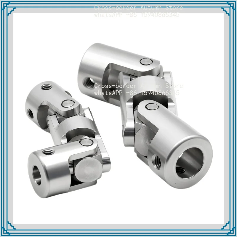 Stainless steel 3-section extended universal coupling, steering motor motor universal coupling accessories
