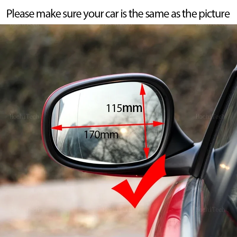 For BMW 1 Series E82 E88 LCI 3 Series E90 E91 E92 E93 LCI  Accessories Side Mirrors Reflective Lens Rearview Mirror Glass Lenses