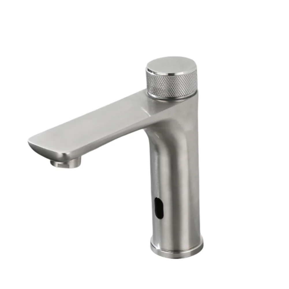 Hot And Cold Water Faucet 304 Stainless Steel Faucet Adjustable Water Temperature Comfortable Operation For Luxury Bathrooms