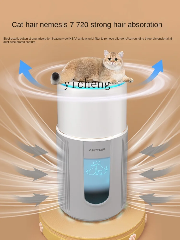 XL Air Purifier Household Suction Cat Hair Floating Hair Filter Allergen Deodorant Odor Clearing Machine