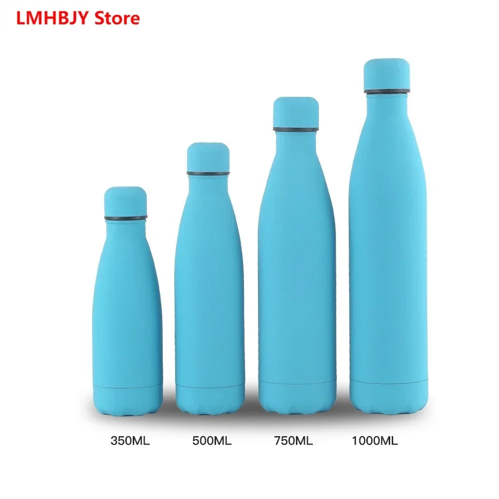 500/750/1000ml Double-Wall Insulated Vacuum Flask Stainless Steel Water Bottle BPA Free Thermos for Sport Water Bottles