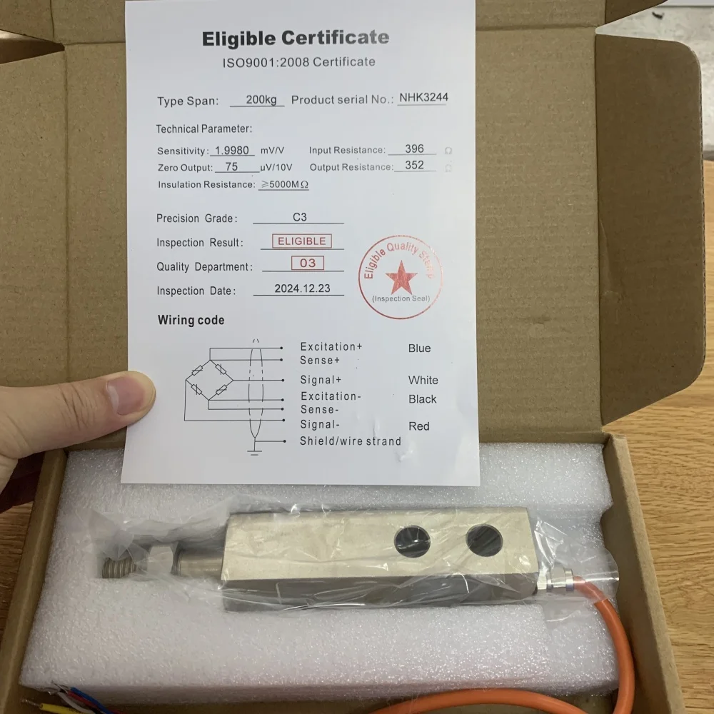 

Brand New and Original LS PLR9363-LS-200kg Cantilever Load Cell for Belt Scale