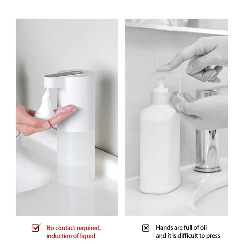 ABKY-Automatic Induction Foam Washing Machine Charging Hand Sanitizer Machine Kitchen Soap Dispenser Wall Mounted Sensor