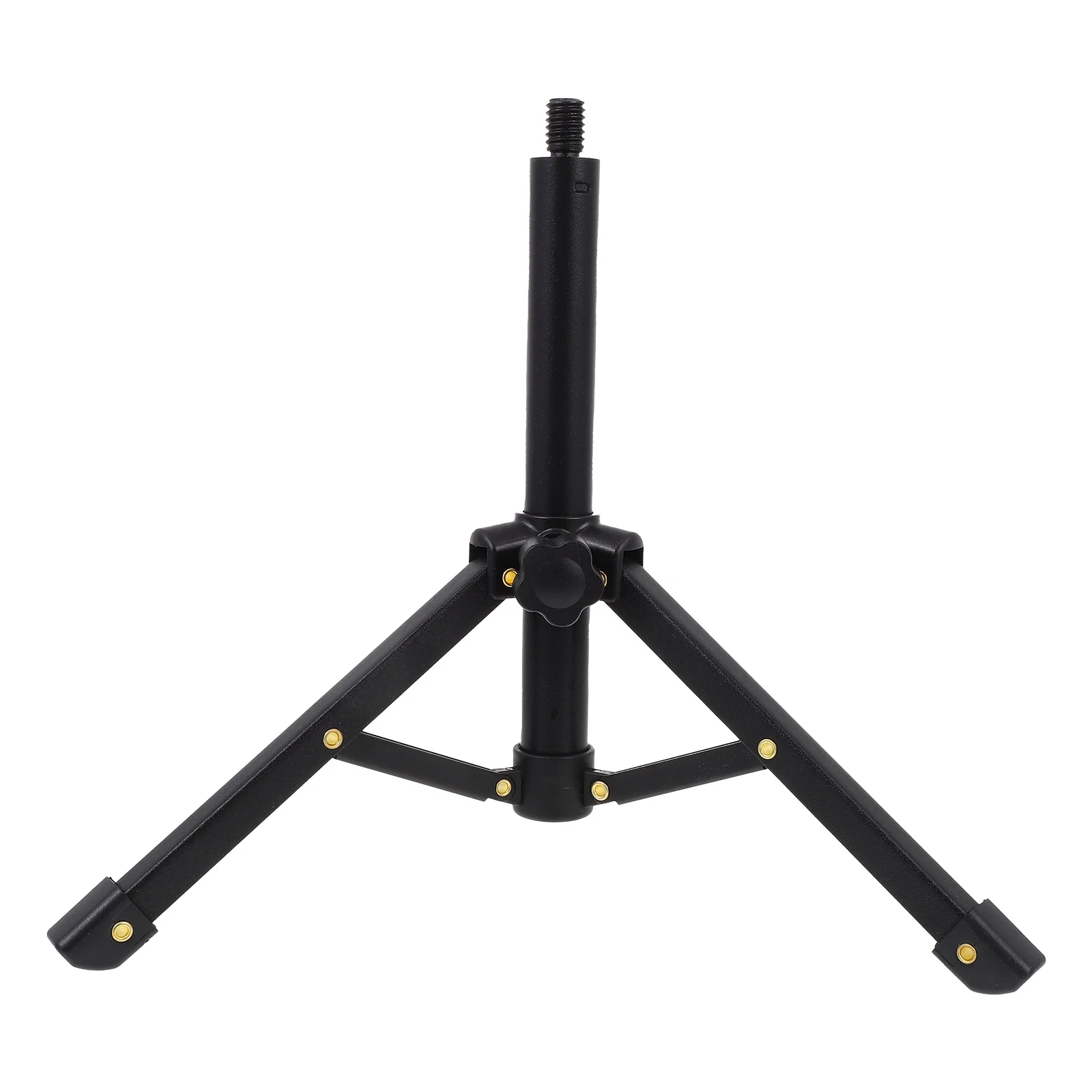 

Desktop Microphone Stand Foldable Tripod Mic Holder Adjustable Height For Live Streaming Recording Blog Studio Use