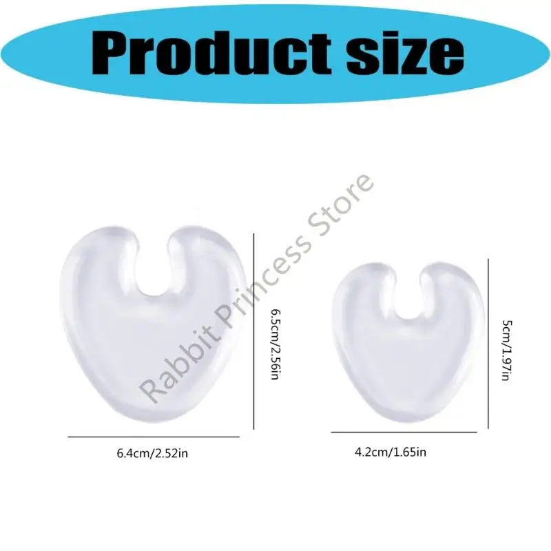 BX0F وسائد هلامية لاصقة لمقدمة القدم طبقة مخملية غير قابلة للانزلاق مريحة عند الارتداء لفترة طويلة للنساء أثناء الوقوف أو المشي