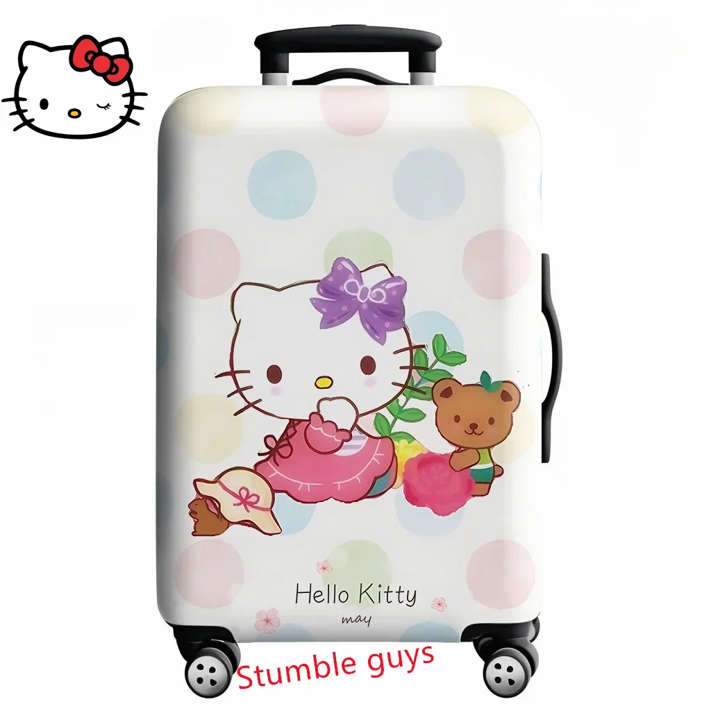 

Demon Hunters Anime Kpop Luggage Cover Fits 18-32 Inch Suitcases Travel Protector