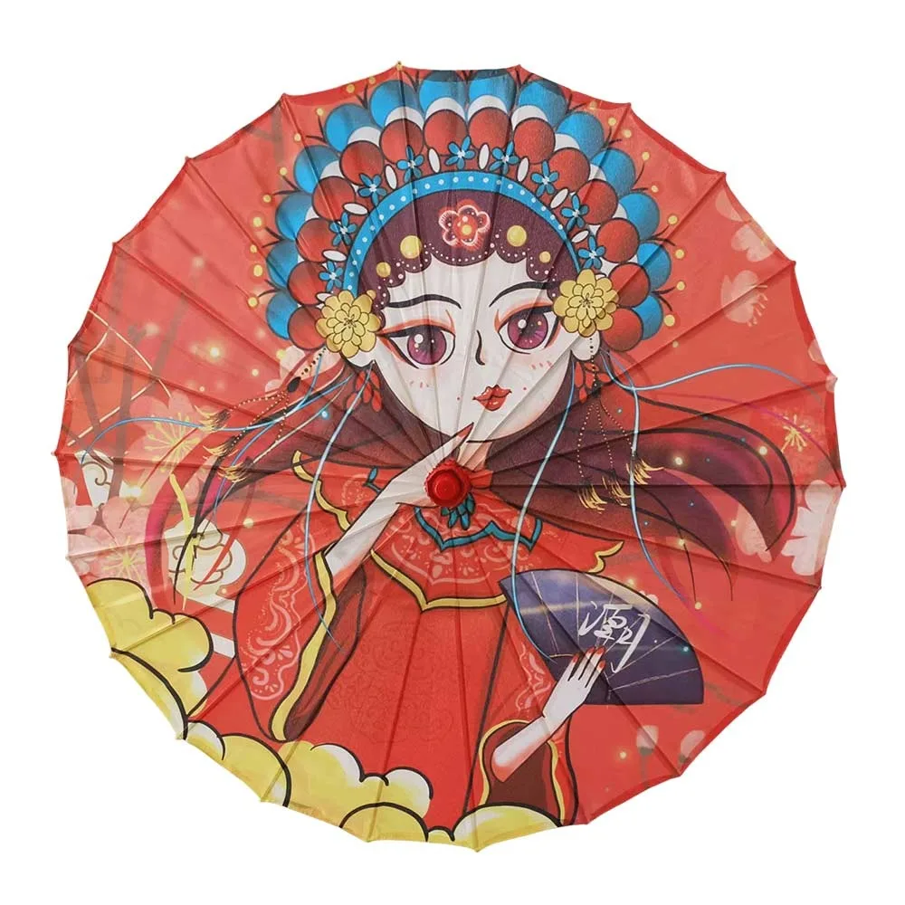 

Зонт из промасленной бумаги в китайском античном стиле, 82 см, 10 цветов, костюмы, зонтик для фотосъемки, зонтик для танцевального выступления