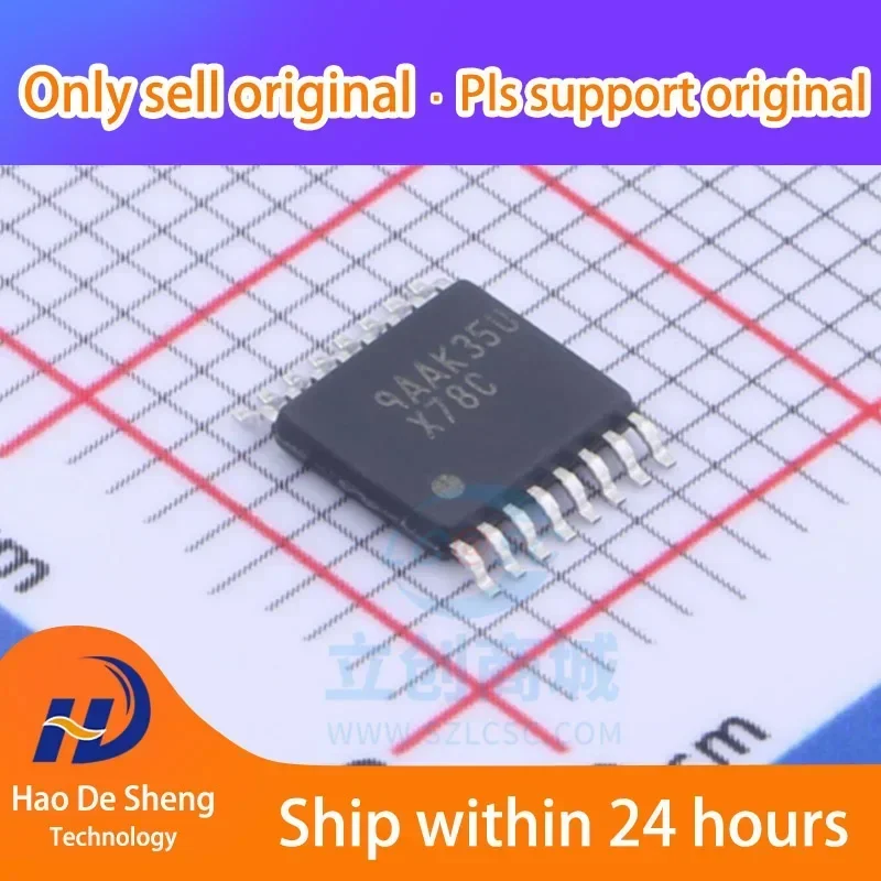 

10PCS/LOT DAC128S085CIMTX/NOPB LogoX78C TSSOP16 DAC128S085CIMT New Originlal in Stock