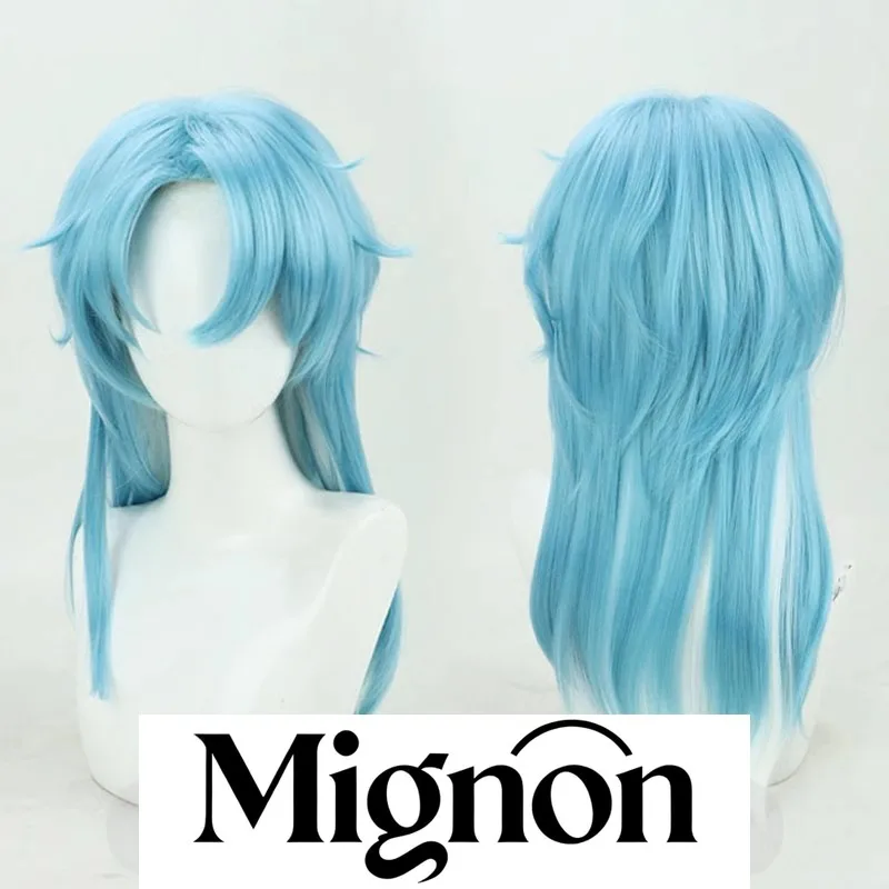 VTuber Moguan Jun cosplay wig multi-color highlights Halloween gift