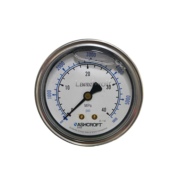 

B250100000110 Original spare parts measuring hydraulic oil pressure gauge for sany truck crane