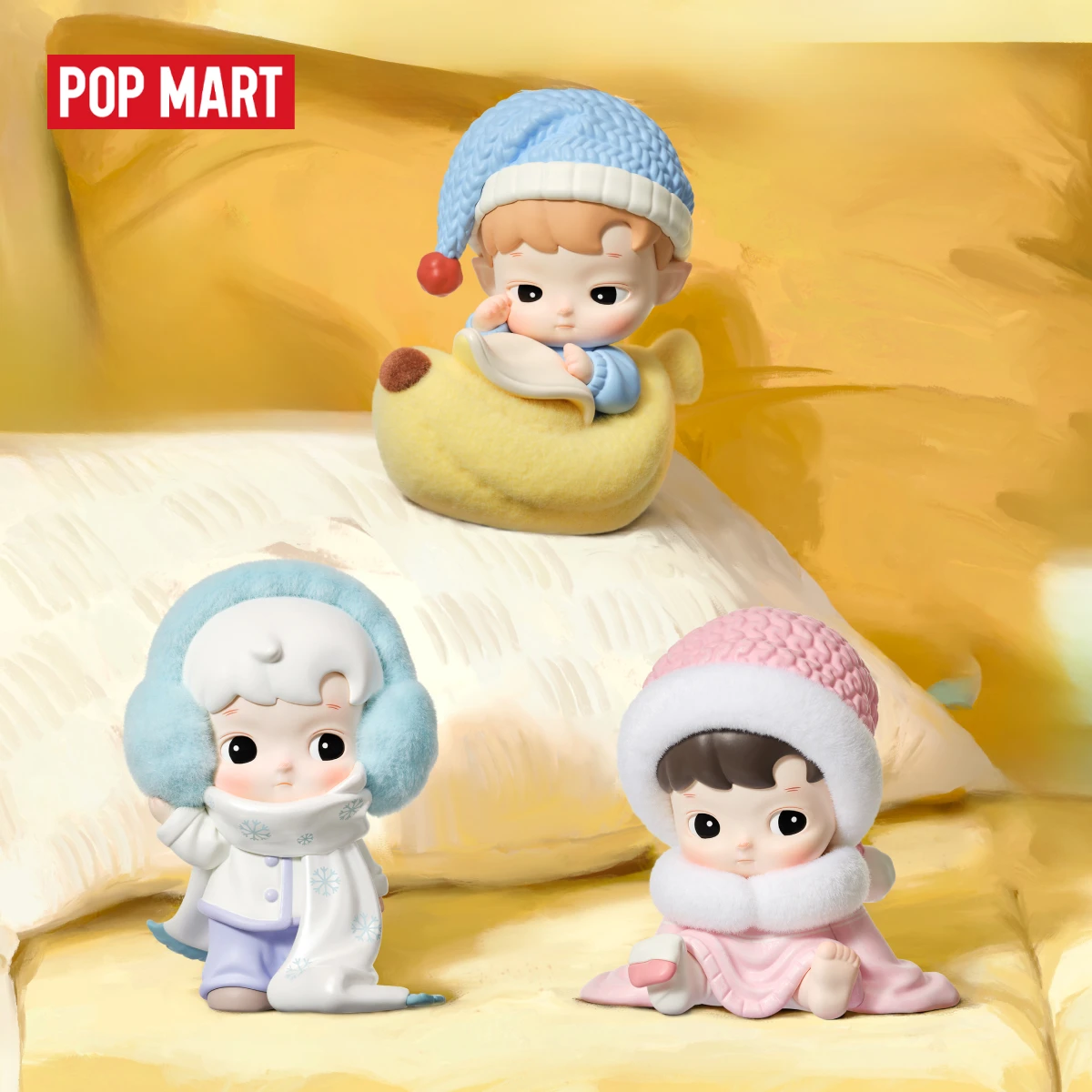 POP MART HACIPUPU Sourdres de la série My World, 1 pièce/12 pièces