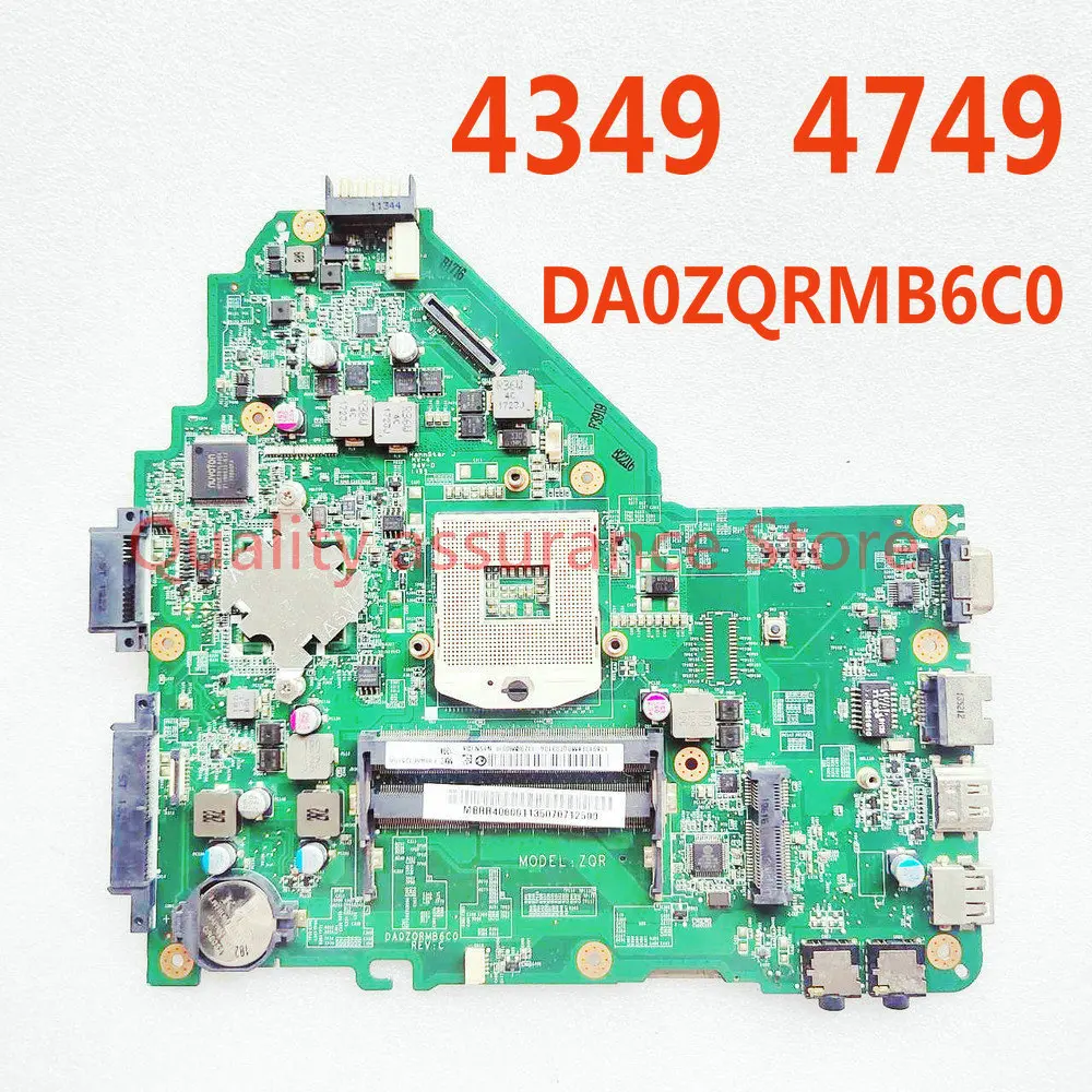 

Материнская плата DA0ZQRMB6C0 MBRR406001 для ноутбука Acer Aspire 4349 4749 модель ZQR материнская плата HM65 DDR3 Протестирована ОК