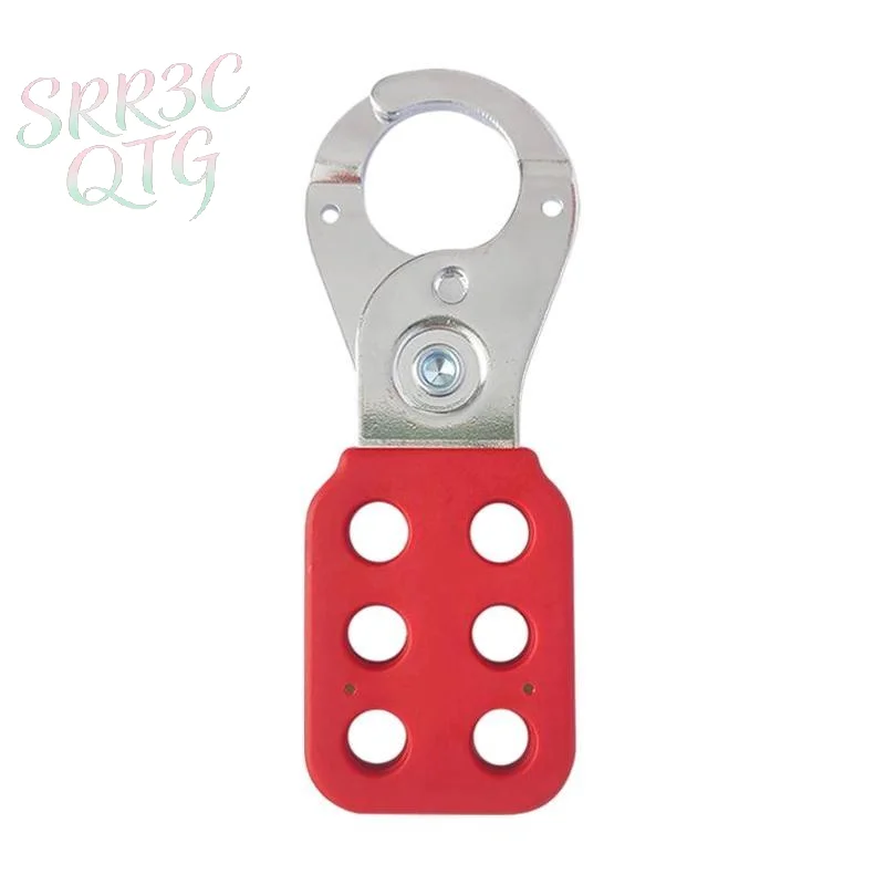 Hot Six Holes Safety Lockout Hasp Metal Clamp Scissor Action 25mm Dia Jaw For Industrial Site Electrical Safety Lockout Work