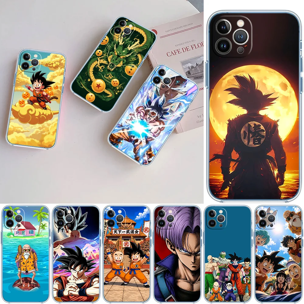 HK2 Anime Dragon Ball Transparent Phone Case for Samsung Galaxy A04 A04S A14 A23 A34 A54 M23 M33 M52 M53