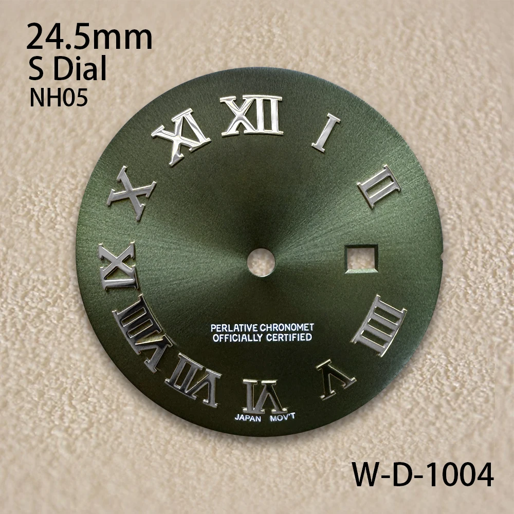 S Logo Roman 24.5mm NH05 Dial Suitable For NH05 Movement High Quality Ladies ﻿Watch Modification Accessories