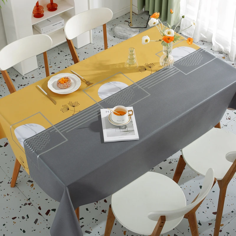 0450 Oil-proof, waterproof and scalding-proof tablecloth with a luxurious feel