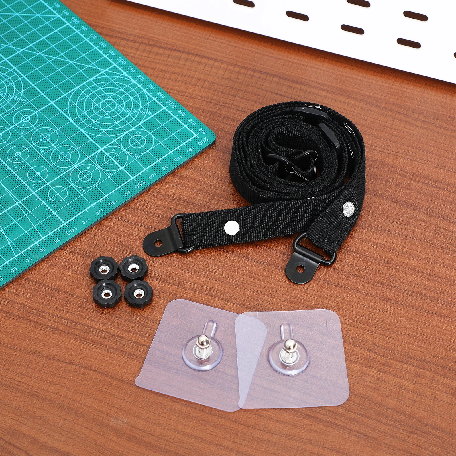 

1 set Adjustable Safety Straps Baby Proofing Anti Tip Furniture Anchors Adhesive Secure Wall Cabinet Stand No Drill Easy