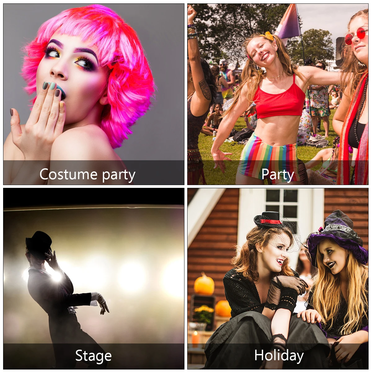 

2pcs Horn For Halloween Costume Skull Hair Accessories Adult Kids Wear Halloween Horn Headwear Decoration Party