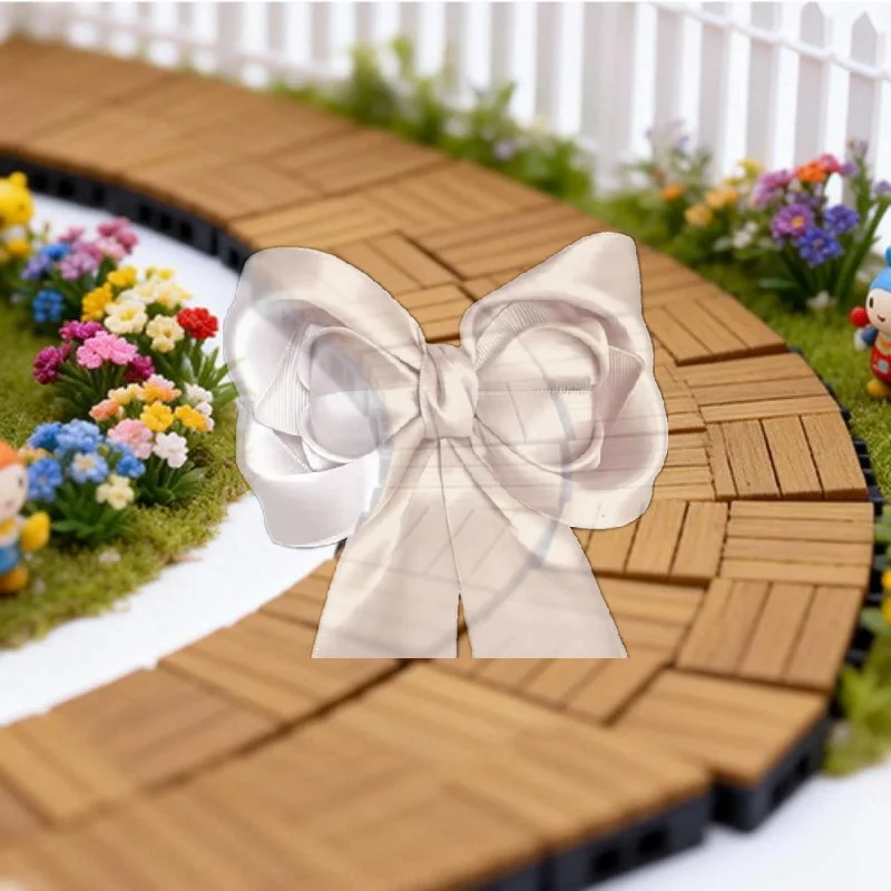 1/4Pcs 1:12 Dollhouse Flooring Simulation Outdoor Floor Bricks Miniature Modular Anti Corrosion Floor Mini Model Furniture Decor