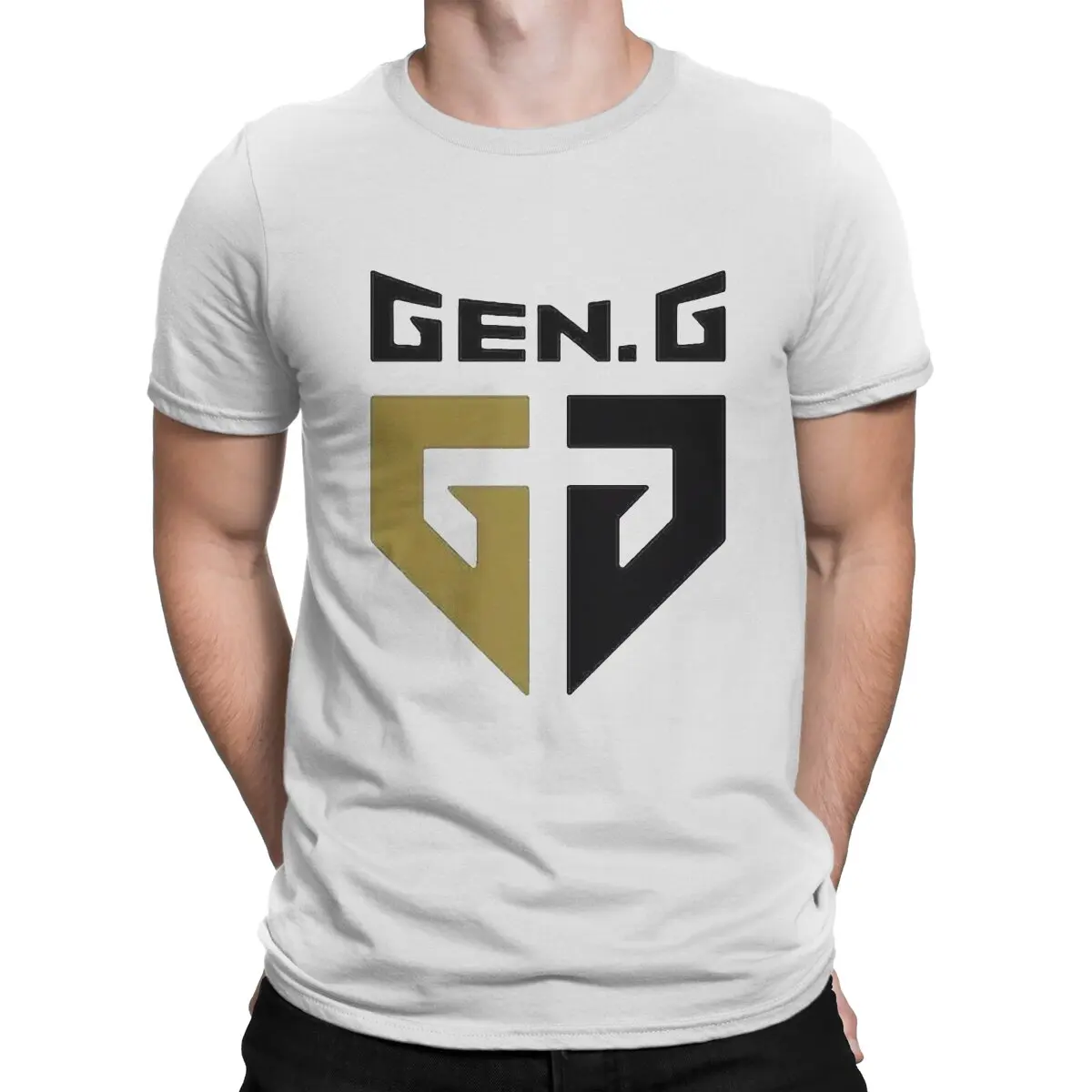 Gen.G Generation Gaming GEN T-Shirts Men LPL LCK LEC LCS S13 LOL Humorous 100% Cotton Tee Shirt Crew Neck Short Sleeve T Shirts