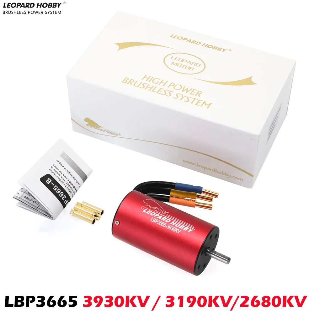 

Бесколлекторный двигатель LEOPARD HOBBY LBP3665 3665, водонепроницаемый, 2680KV 3190KV 3930KV, с высоким крутящим моментом, для радиоуправляемых моделей автомобилей масштаба 1/10