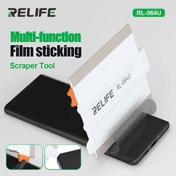 Raspador de filme multifuncional RL-064U aplicável a vários modelos de ferramenta de remoção de filme auxiliar de telefone celular