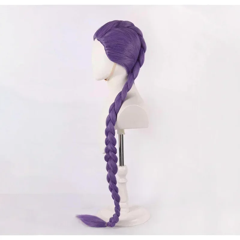 Nuove Donne Uomini Demone Hunters Parrucche Cosplay Anime Rumi Mira Zoey Costume Parrucche Viola Trecce Accessori Per Bambini Prop Rumi Parrucca