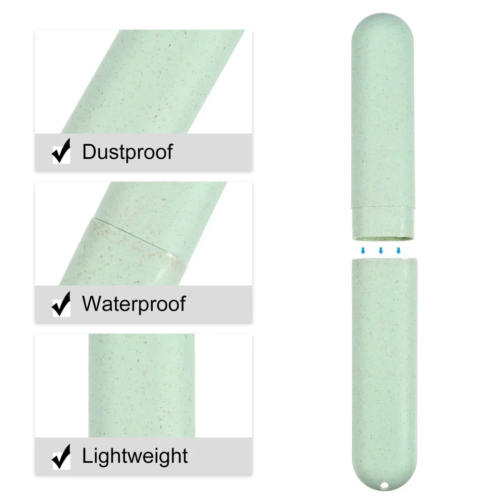 2 шт., дорожные держатели для зубных щеток, пылезащитный, портативный, легкий, из полипропилена, для нескольких сцен, идеальное домашнее деловое поездка