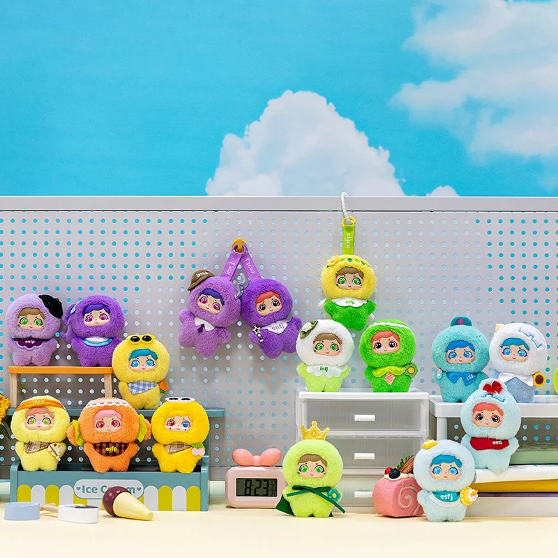 MBTI Vinyl Figure Plush Blind Box 16 Personalities Stuffed Doll Cute Anime Guess Bag Mystery Box Toys Ornaments Gift
